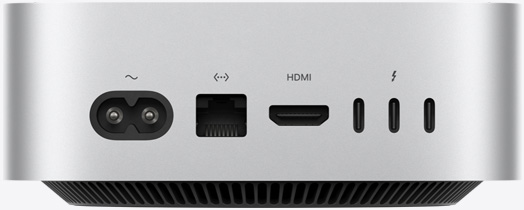 Official Apple Mac mini ports image